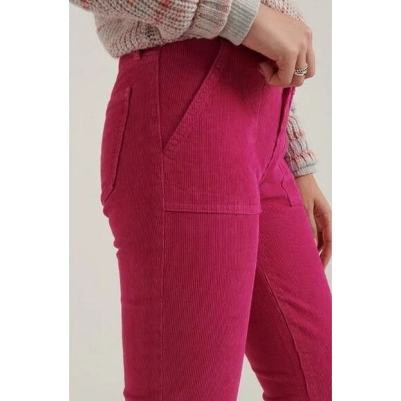Lucky Brand Mid Rise Ava Crop Mini Boot Corduroy Jeans 00 - Picture 6 of 6